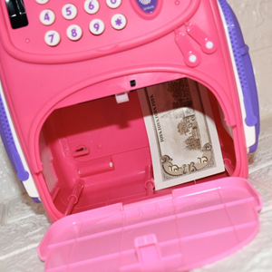 قلک مدل كوله پشتي رمزدار طرح کیتی Intelligent School Bag Toy ATM Hello Kitty_اسباب بازی